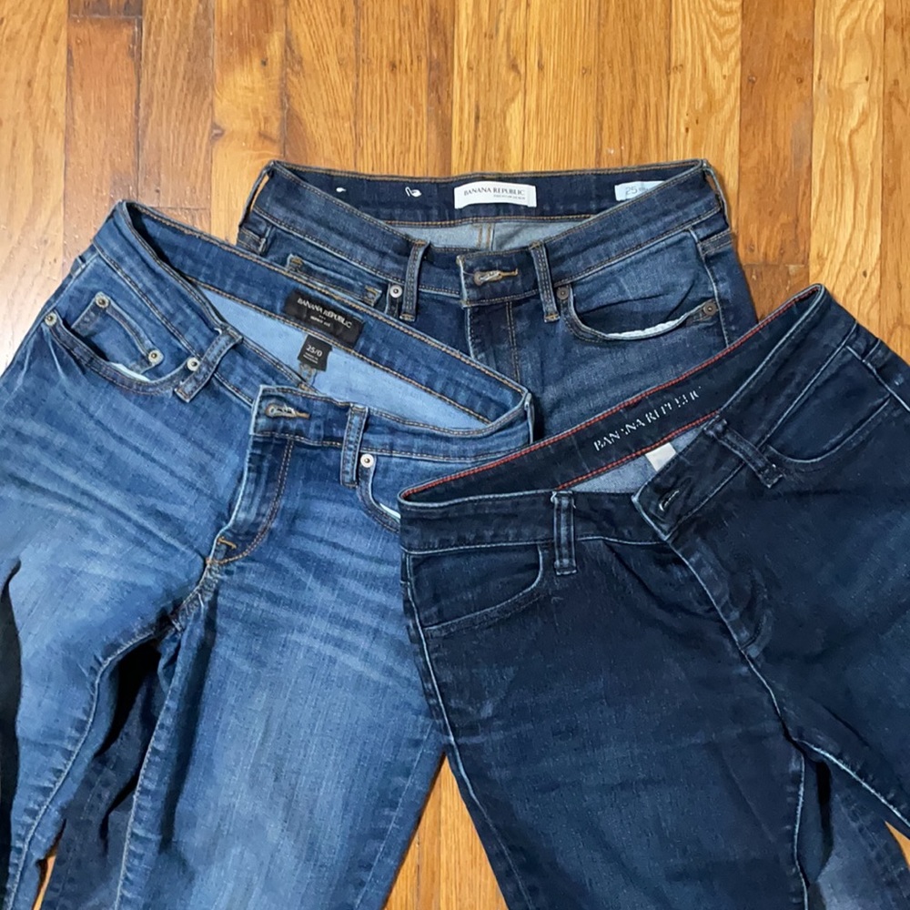 (Lot of 3) Banana Republic Jeans Size 25